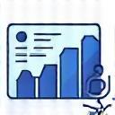Reporting & Analytics Icon - charts and graphs