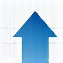 Yield Management Icon - upward trending arrow